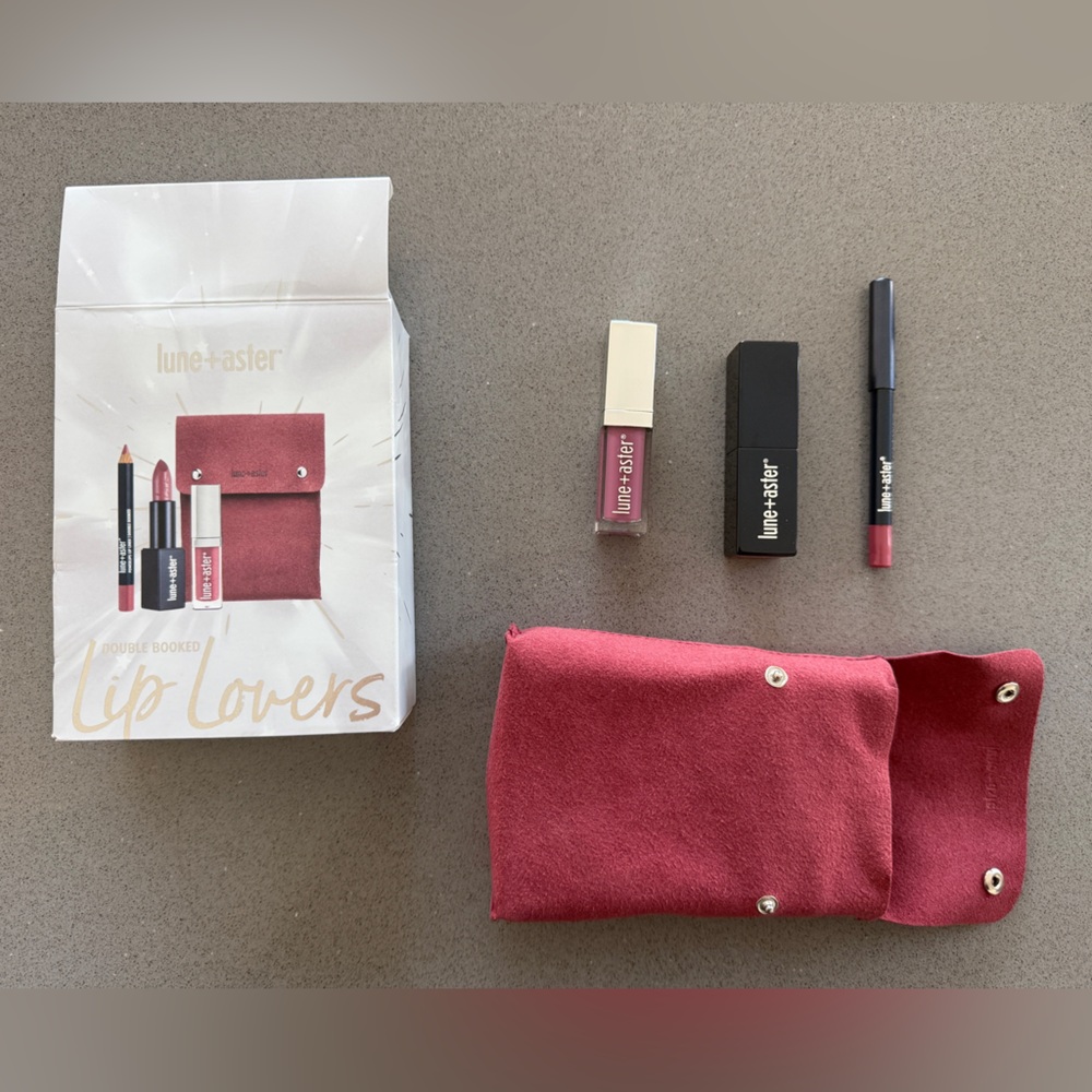 lune+aster Double Booker Lip Lovera set